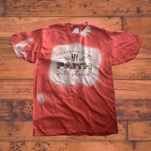 One of a kind bleached tshirt